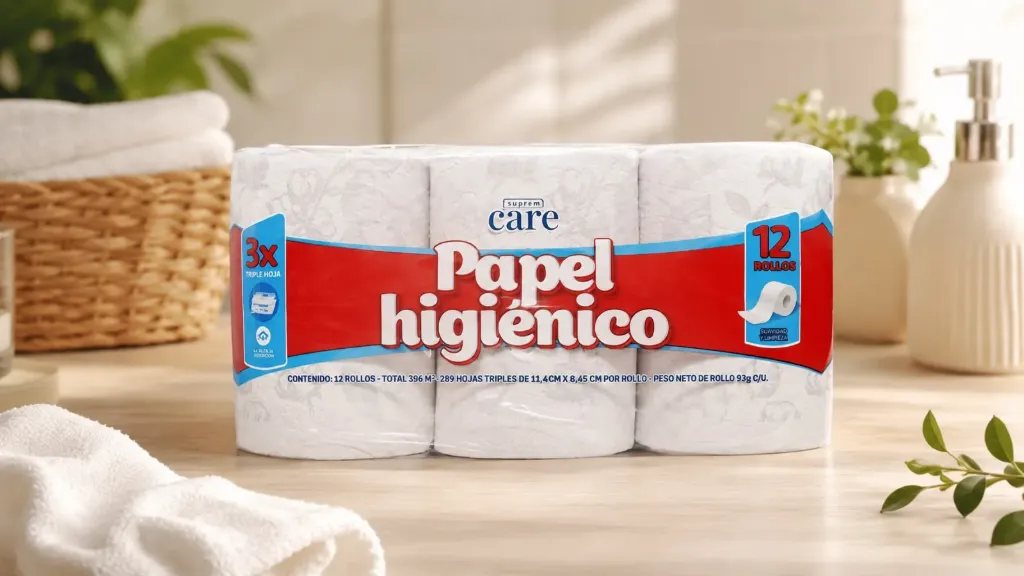 [A600300] Papel Higienico Care PACK X12ROLLOS