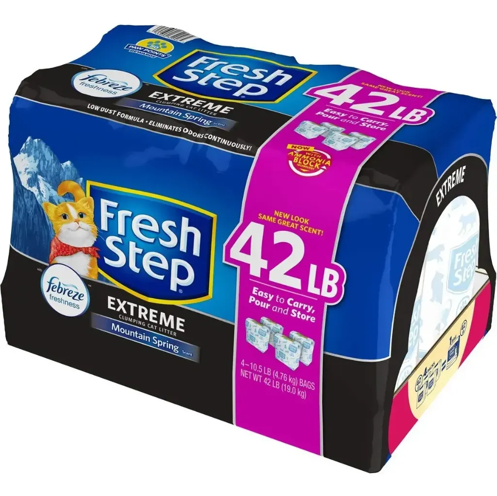 Arena para Gatos Fresh Step Extreme – Mountain Spring 42 lb