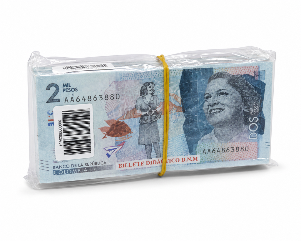 Billetes Didacticos 2 Mil Pesos