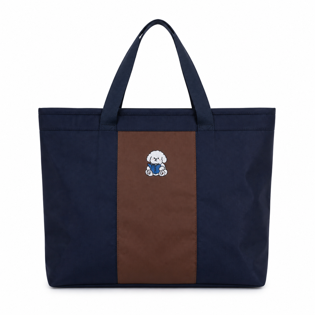 Bolso Escolar Azul Marino Perrito
