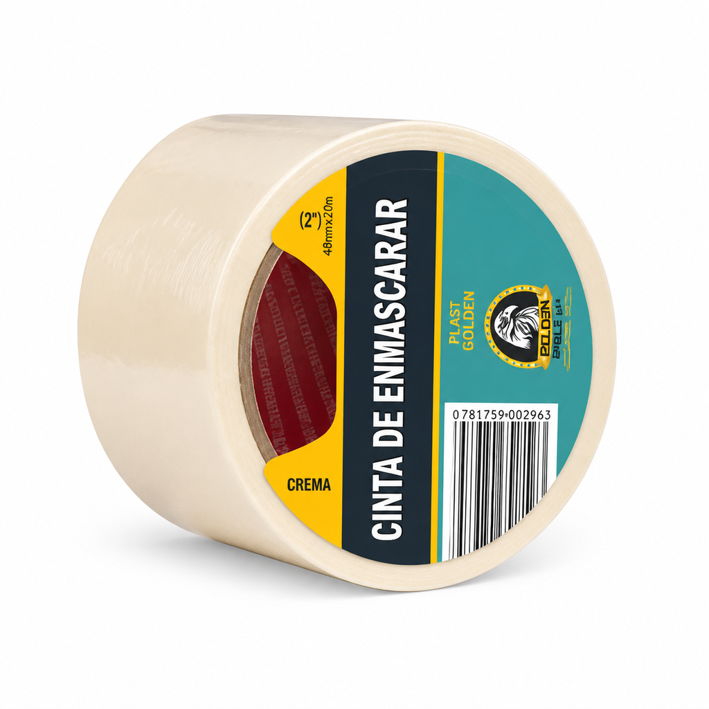 Cinta De Enmascarar Crema 48mm
