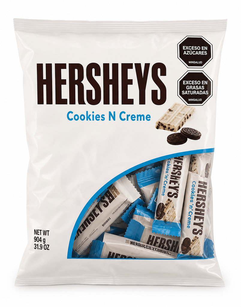 HERSHEYS - Chocolatinas Cookies N Creme