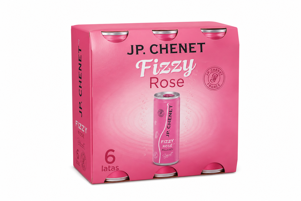 JP CHENET - Vino Fizzy Rose 6 Latas