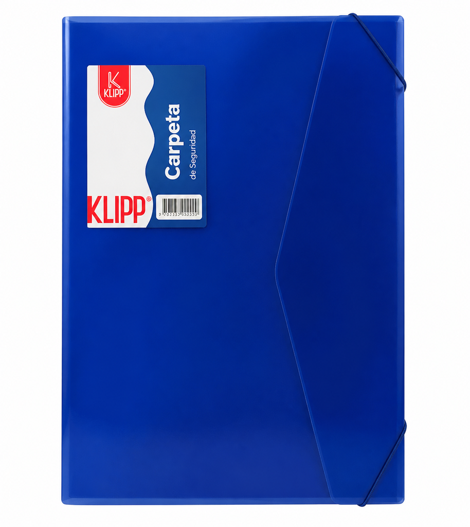 KLIPP - Carpeta De Seguridad Azul