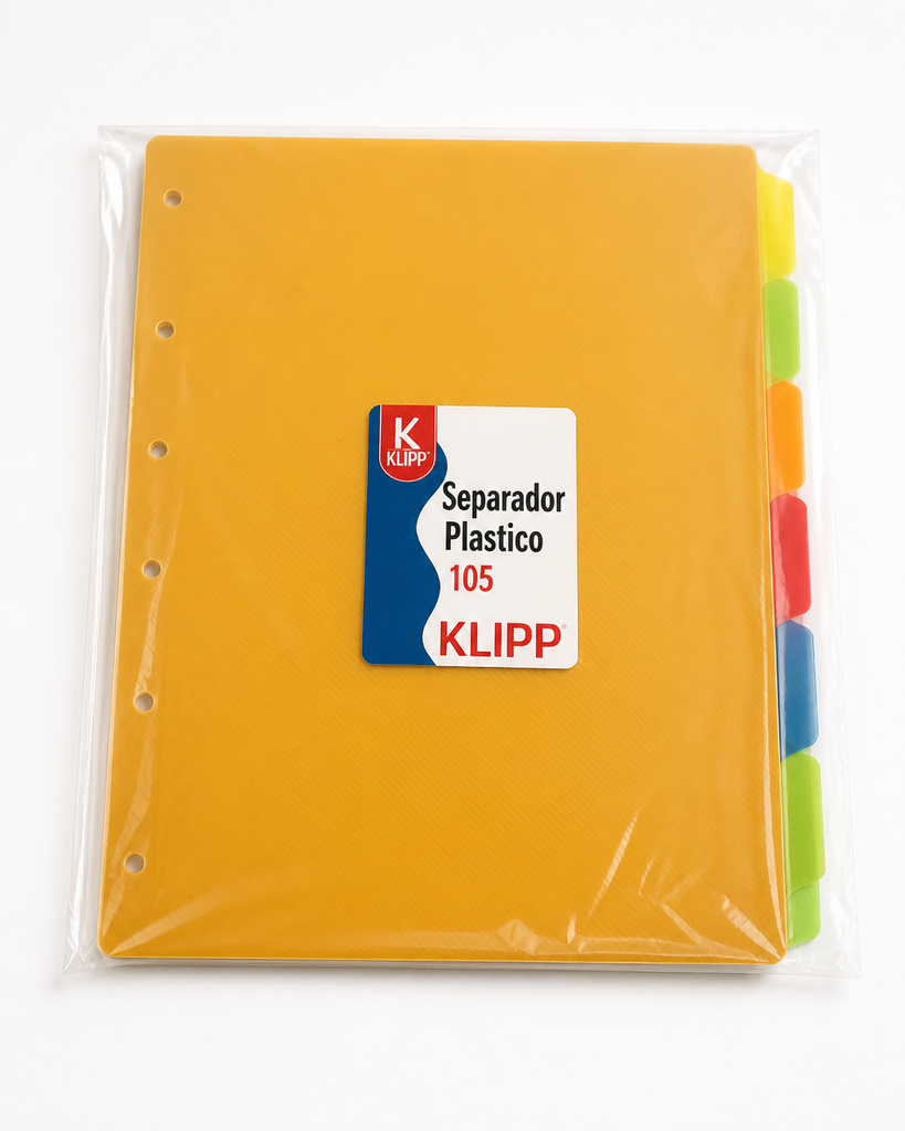 KLIPP - Separador Plastico Folder 105