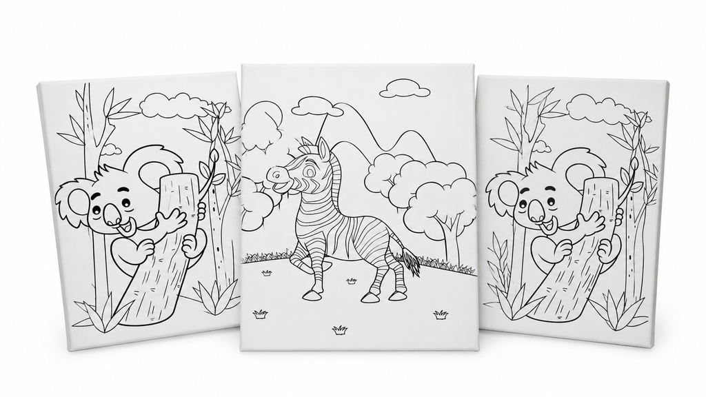 Lienzos Para Colorear Animales