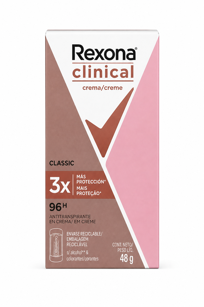 REXONA - Desodorante Clinical Crema