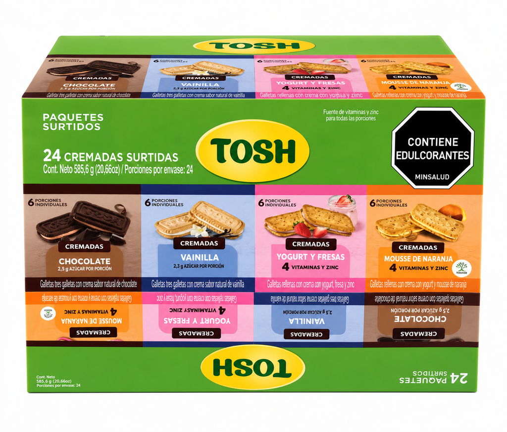 TOSH - Galletas Cremadas Surtidas
