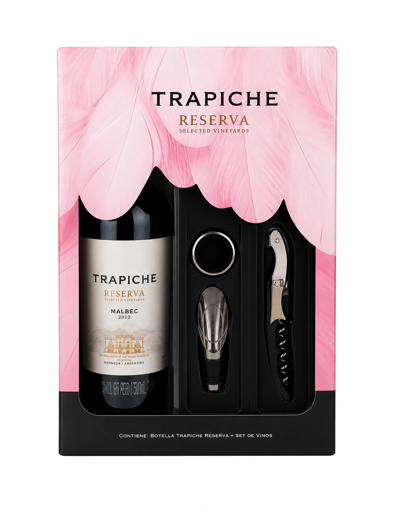 TRAPICHE - Vino Reserva Malbec Estuche
