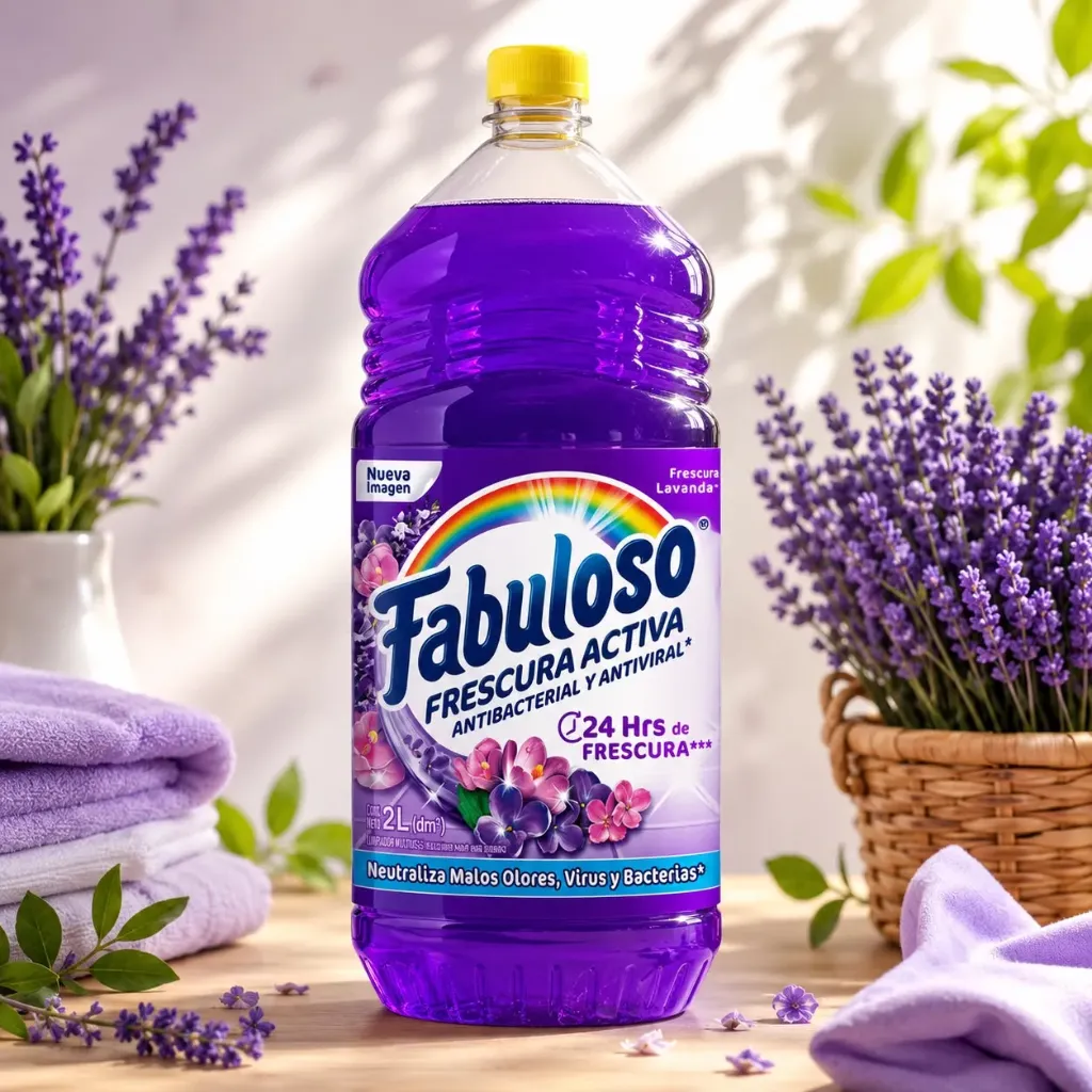 [D007800] Limpia Pisos Fabuloso Antibacterial Lavanda 2l